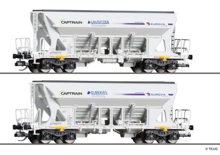 Freight car set Captrain /Eurovia